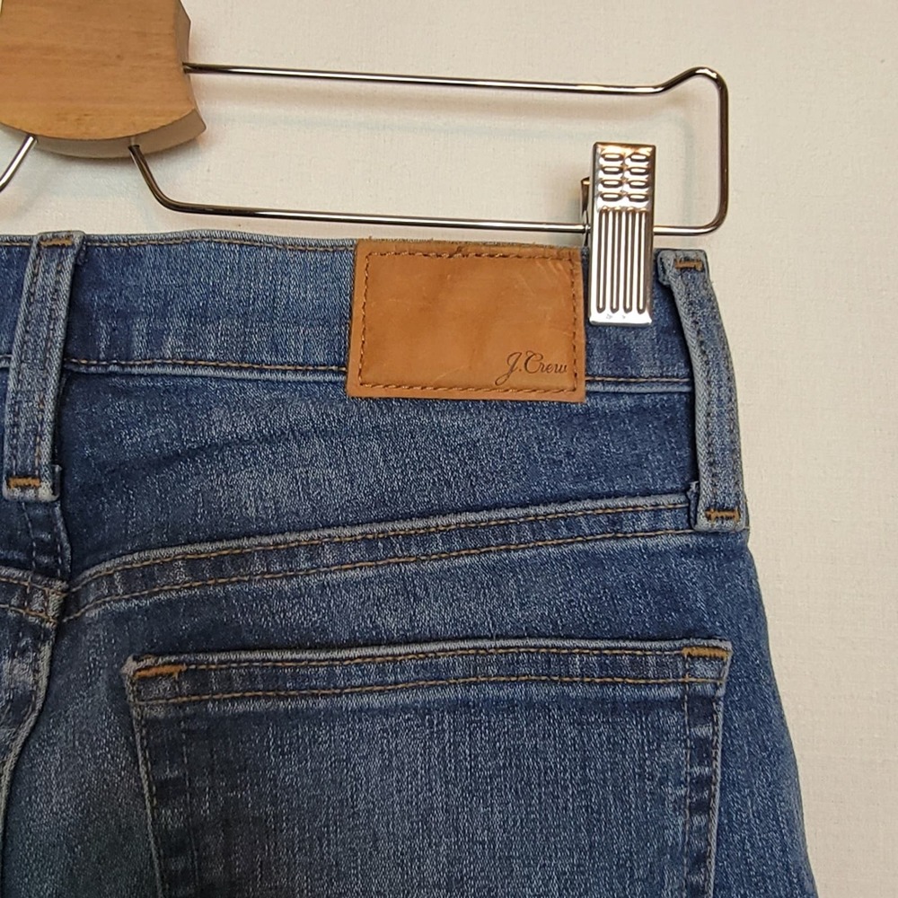 J Crew 9" Billie Demi Boot Crop Jean In Homestead Wash 26 - Picture 10 of 14